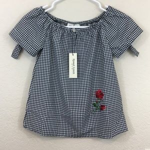 Girls Gingham Blouse 7/8